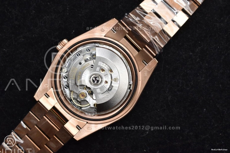 A President DayDate Dial GMF Crystal RG 904L Bracelet 40 Steel Markers 706 On Meteorite Bright 0506